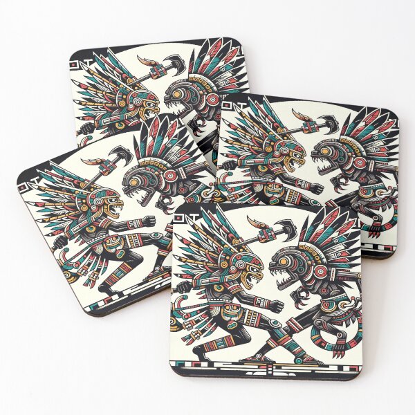 Item preview, Aztec old gods designed and sold by Moodvibehub.