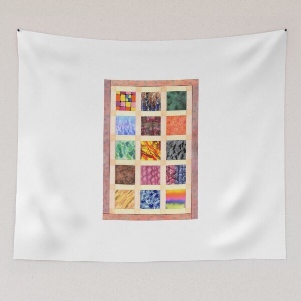 Item preview, Patchwork Paint 1 (mixed media on paper) designed and sold by Painting By Nature.