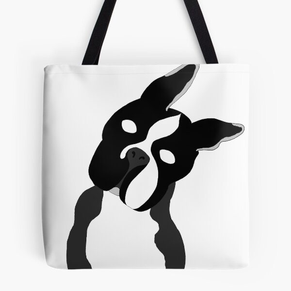 Item preview, Boston Terrier Head Tilt (Black & White) designed and sold by Leishspence.