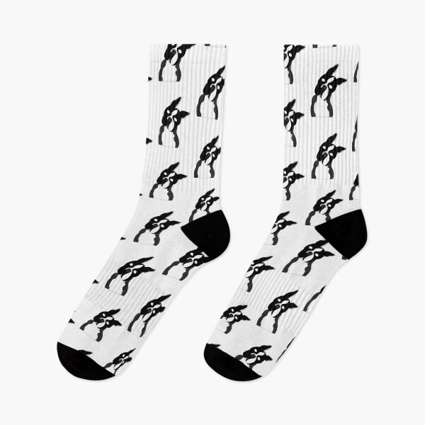 Item preview, Boston Terrier Head Tilt (Black & White) designed and sold by Leishspence.