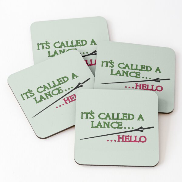 Item preview, A Knights Tale Quote It's called a lance..hello designed and sold by baranskini.