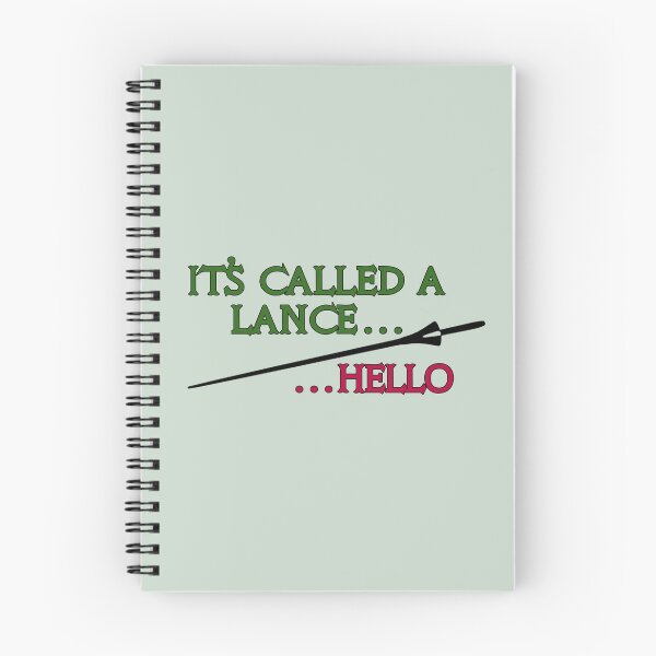 Item preview, A Knights Tale Quote It's called a lance..hello designed and sold by baranskini.