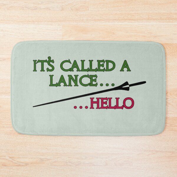 Item preview, A Knights Tale Quote It's called a lance..hello designed and sold by baranskini.
