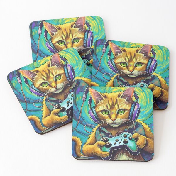 Item preview, Gamer Cat designed and sold by AashiiDesigns.