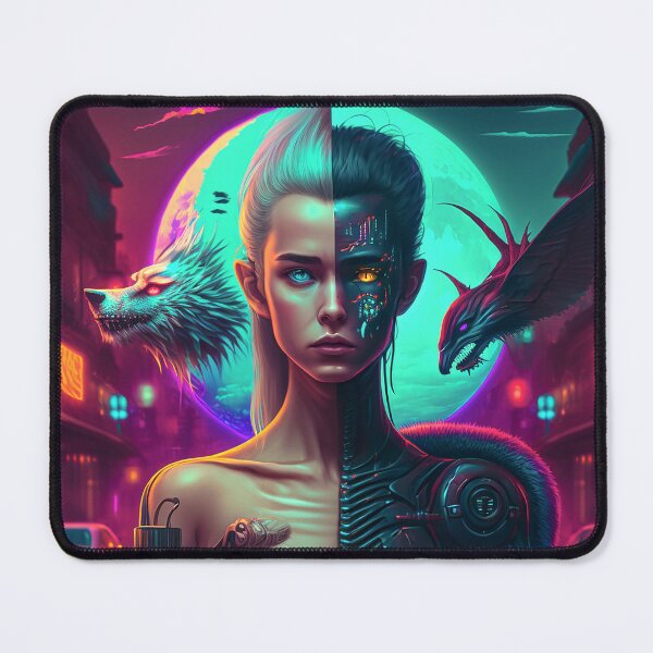 Item preview, Cyber punk girl designed and sold by karin milman.