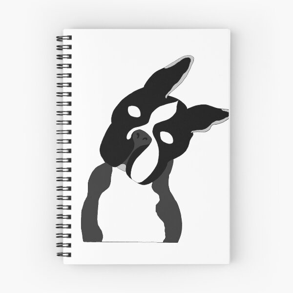 Item preview, Boston Terrier Head Tilt (Black & White) designed and sold by Leishspence.
