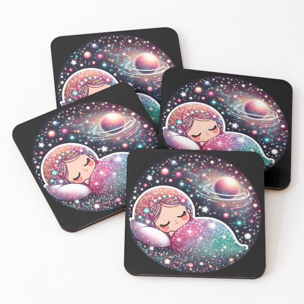 Item preview, Celestial Reverie: A Child's Dance Amidst Galaxies designed and sold by AI-Only Creations.