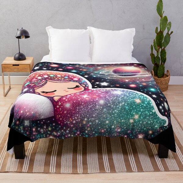Item preview, Celestial Reverie: A Child's Dance Amidst Galaxies designed and sold by AI-Only Creations.