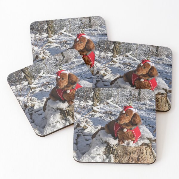 Item preview, Whiskey the Christmas dog.. where is the sleigh designed and sold by ManthoDesign.