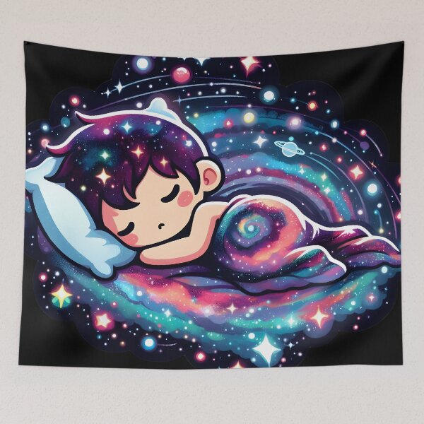 Item preview, Stardust Symphony: Embracing Cosmic Beauty's Marvel designed and sold by AI-Only Creations.
