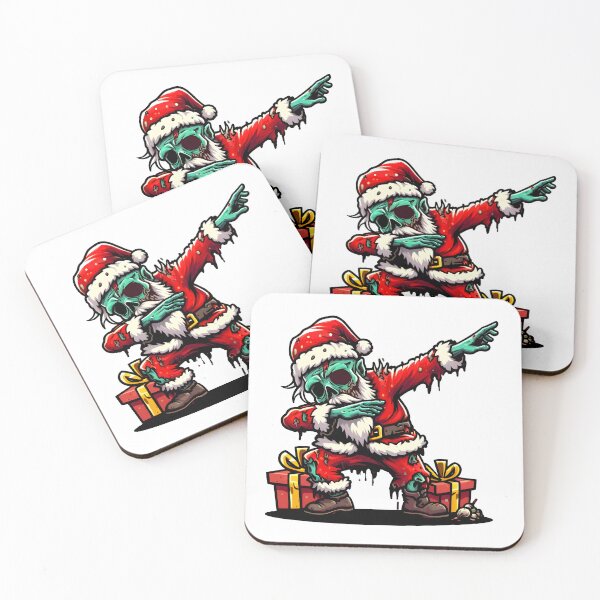Item preview, funny zombie santa dabbing designed and sold by tharika wiangkal.