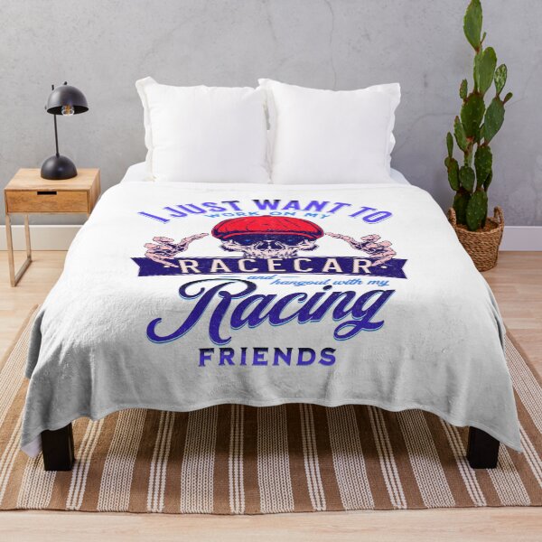 Item preview, I Just Want To Work On My Racecar And Hangout With My Racing Friends Funny Skull Car Racing Garage Street Racer Drag Racing Car Enthusiast designed and sold by CarantinedChaos.