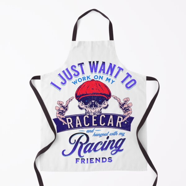 Item preview, I Just Want To Work On My Racecar And Hangout With My Racing Friends Funny Skull Car Racing Garage Street Racer Drag Racing Car Enthusiast designed and sold by CarantinedChaos.