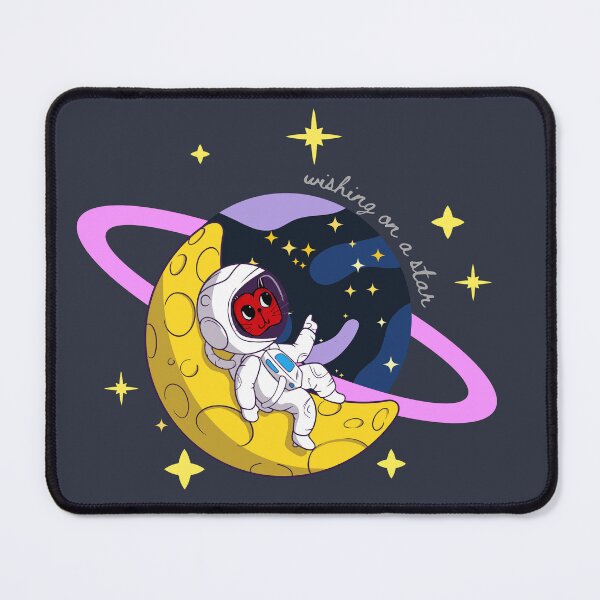 Item preview, Apple Cat Wishing on a Star designed and sold by JOBASART.
