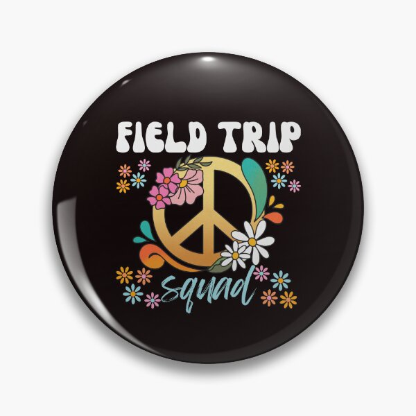 Item preview, Fun Retro Field Trip Squad Peace Hippie Flowers Faculty  designed and sold by MagicSD Designs.
