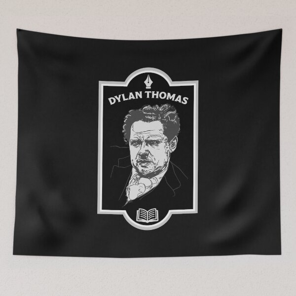Artikelvorschau, Dylan Thomas walisischer Dichter entworfen und verkauft von happygiftideas.