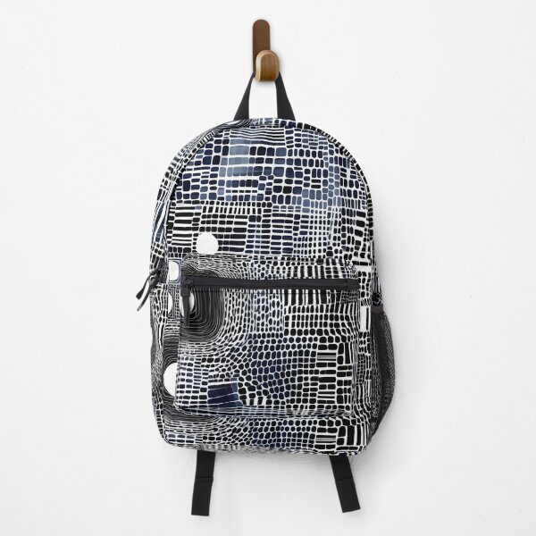 Item preview, Abstract Deep Blue Black Pattern designed and sold by Snifferius.