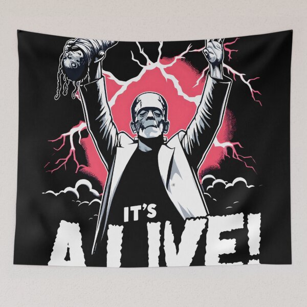 Item preview, Frankenstein It's Alive Halloween  designed and sold by KitonicTees.