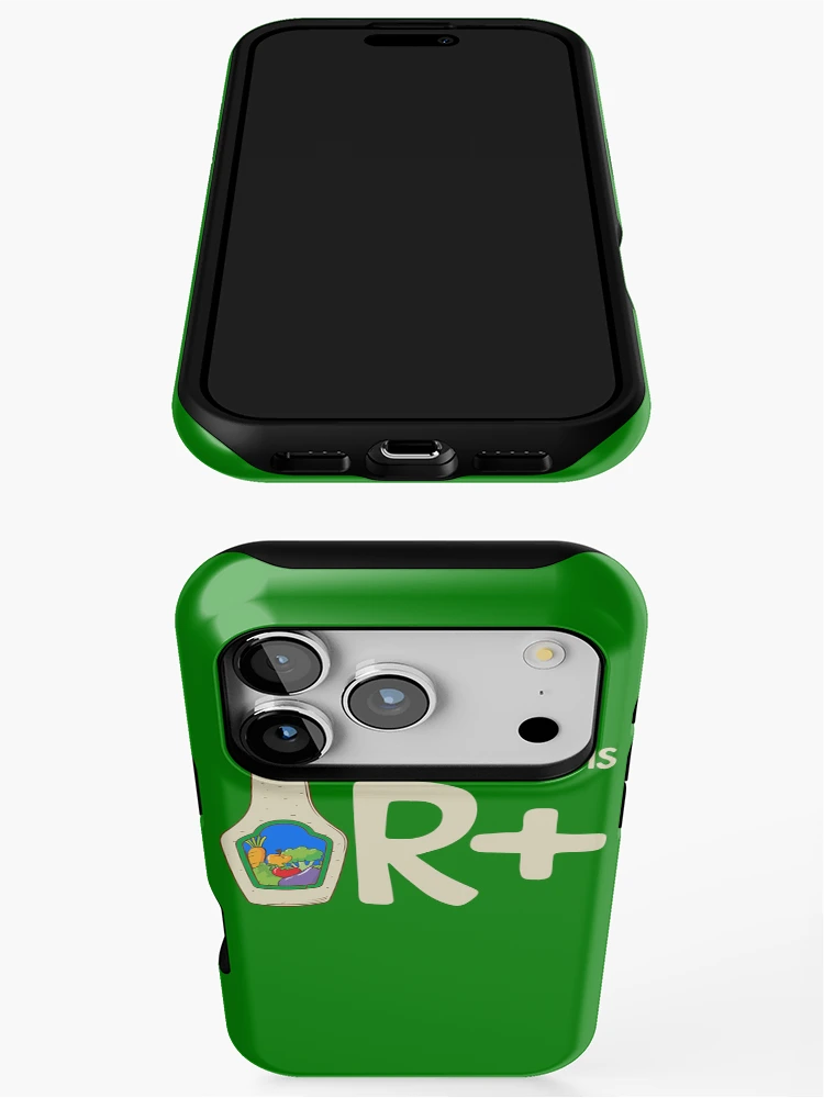 Thumbnail 3 of 4, iPhone Case, My Bloodtype is R Positive Ranch Dressing Gear designed and sold by DynamicDesign.