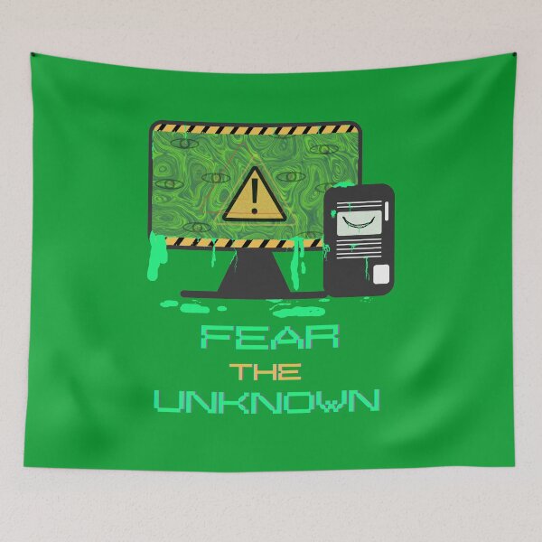 Item preview, Fear The Unknown designed and sold by WhiteCatGraphic.