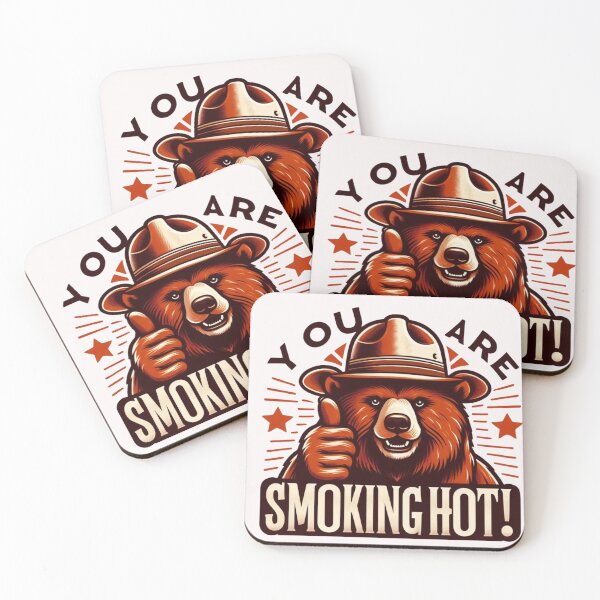 Item preview, Bear you are smoking hot designed and sold by CoussaZau.