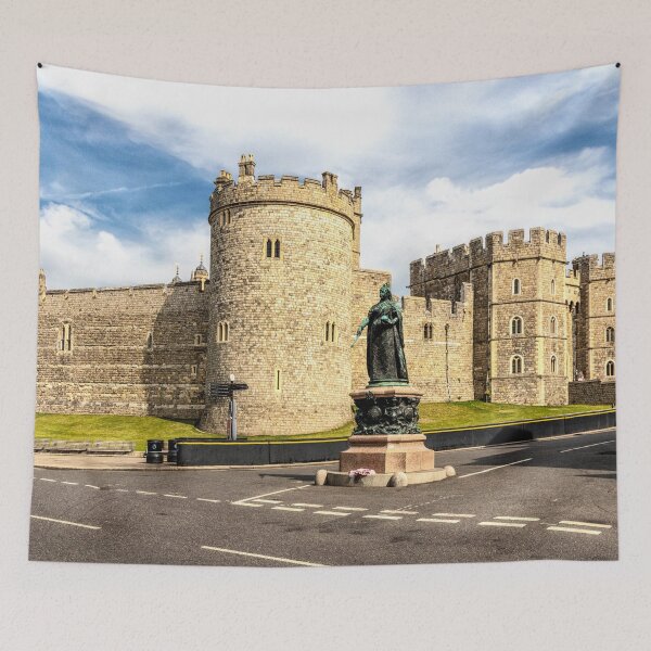 Item preview, Statue of Queen Victoria outside, Windsor Castle, Berkshire, England, UK designed and sold by Kevin Hellon.