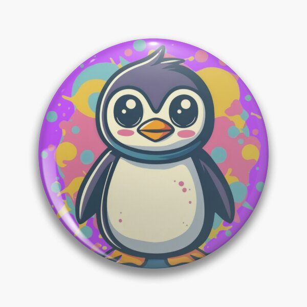 Item preview, Cute Penguin Colorful Paint designed and sold by TugForkFinds.