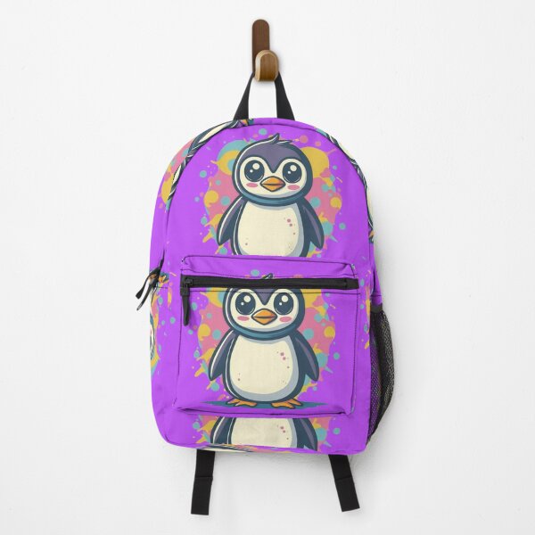 Item preview, Cute Penguin Colorful Paint designed and sold by TugForkFinds.