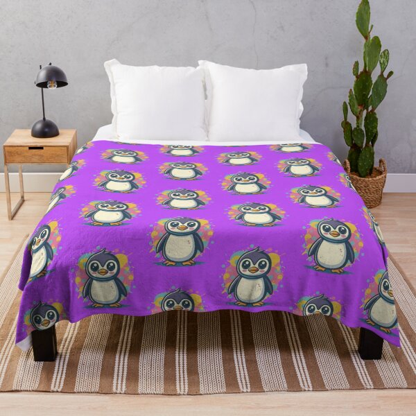Item preview, Cute Penguin Colorful Paint designed and sold by TugForkFinds.