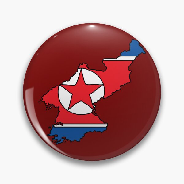 Item preview, North Korea country shape flag designed and sold by Rachael Taylor.