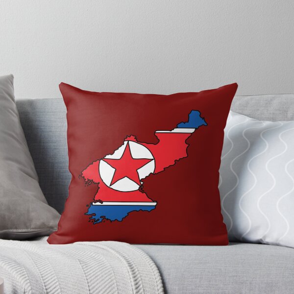 Item preview, North Korea country shape flag designed and sold by Rachael Taylor.