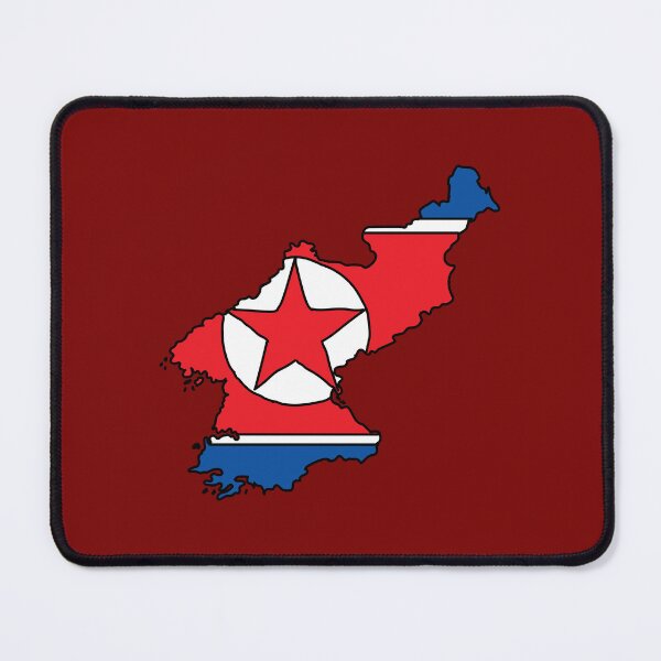 Item preview, North Korea country shape flag designed and sold by Rachael Taylor.