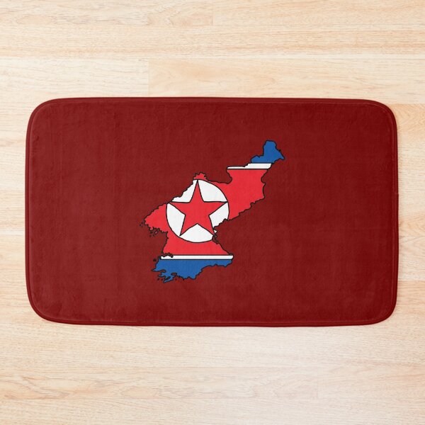 Item preview, North Korea country shape flag designed and sold by Rachael Taylor.