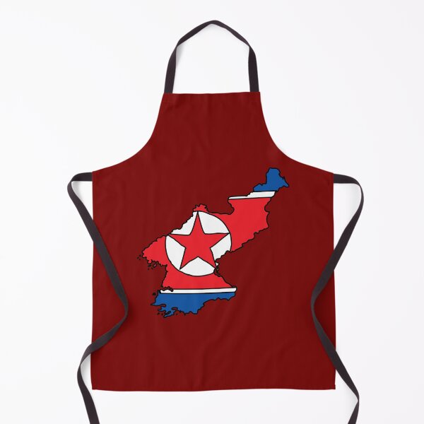 Item preview, North Korea country shape flag designed and sold by Rachael Taylor.
