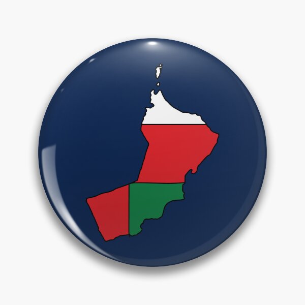 Item preview, Oman country shape flag designed and sold by Rachael Taylor.