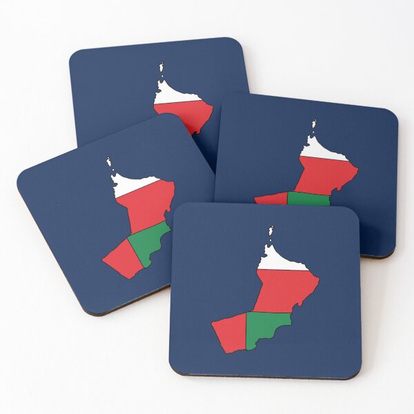 Item preview, Oman country shape flag designed and sold by Rachael Taylor.