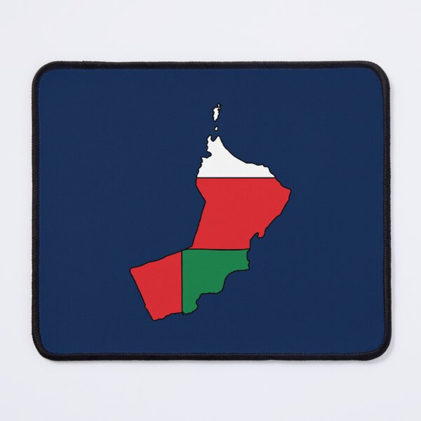 Item preview, Oman country shape flag designed and sold by Rachael Taylor.