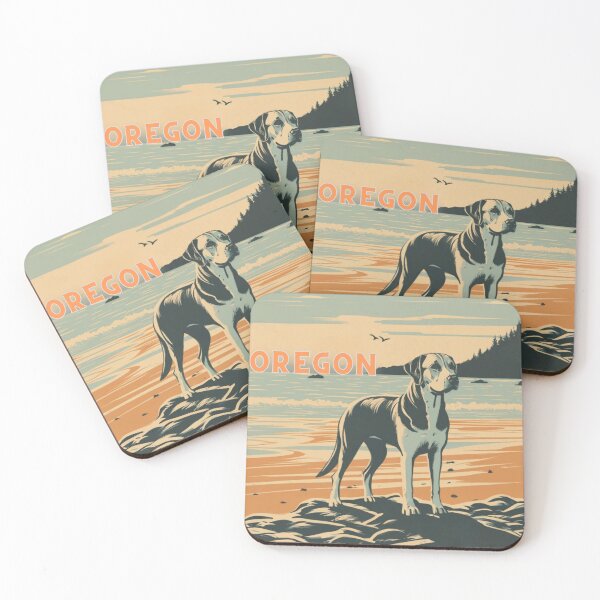 Item preview, Labrador Retriever On The Oregon Coast Beach designed and sold by OregonsOwn.