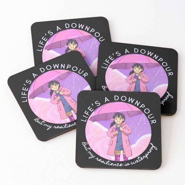 Item preview, Life's a downpour, but my resilience is waterproof!  designed and sold by JenovasGifts.