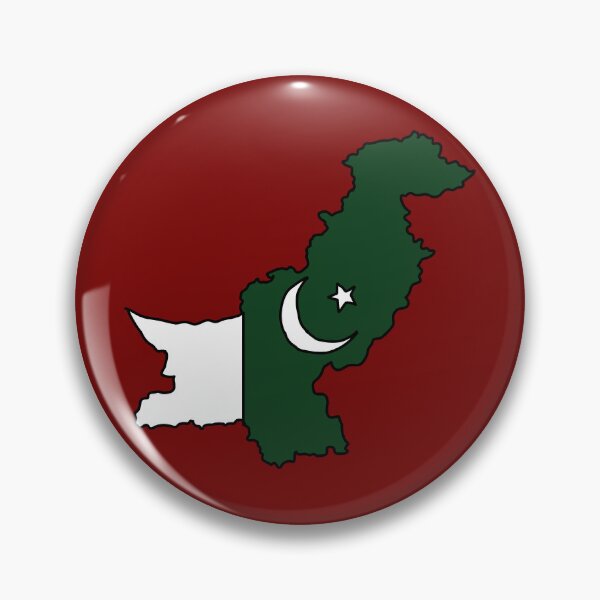 Item preview, Pakistan country shape flag designed and sold by Rachael Taylor.