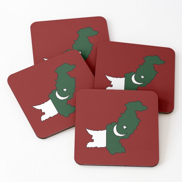 Item preview, Pakistan country shape flag designed and sold by Rachael Taylor.
