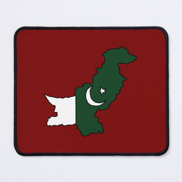 Item preview, Pakistan country shape flag designed and sold by Rachael Taylor.