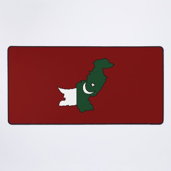 Item preview, Pakistan country shape flag designed and sold by Rachael Taylor.