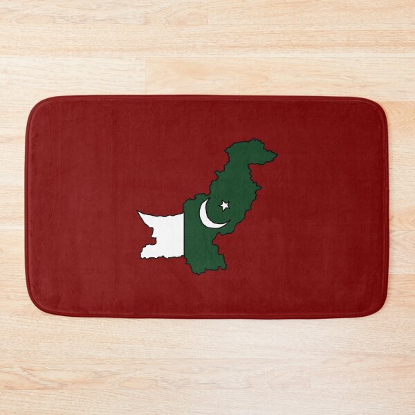 Item preview, Pakistan country shape flag designed and sold by Rachael Taylor.