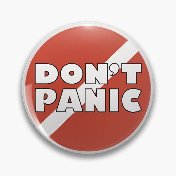 Item preview, Don't Panic designed and sold by girlsoweird.