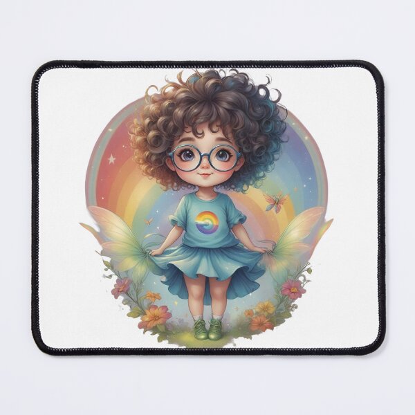 Item preview, Cute little Rainbow fairy designed and sold by Bela Mehta.