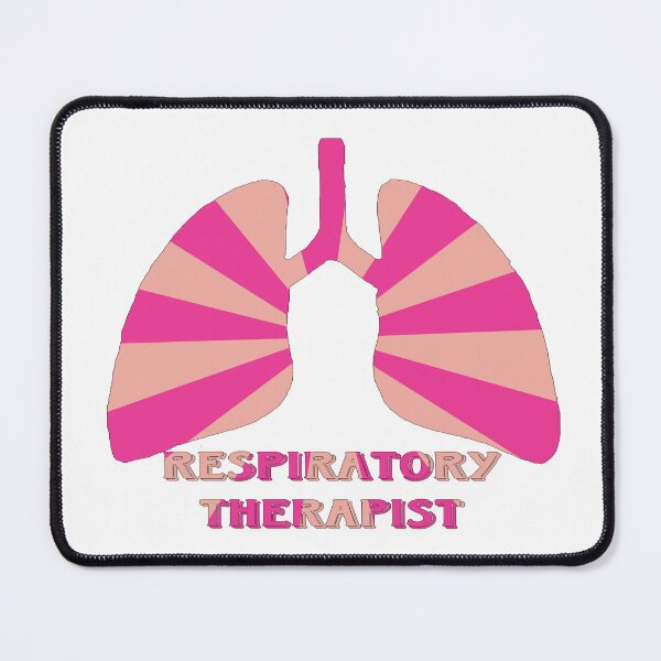 Item preview, Pink Striped Respiratory Therapist designed and sold by natnat7w.