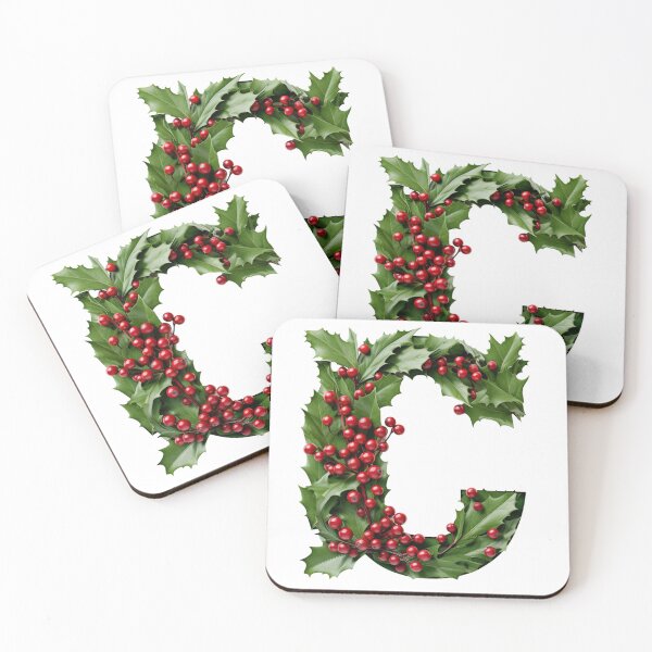 Item preview, C-CHRISTMAS ALPHABET DECORATION BERRIES designed and sold by Sanny88.