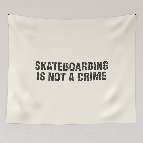 Item preview, Skateboarding is Not a Crime 1988  designed and sold by AstroZombie6669.
