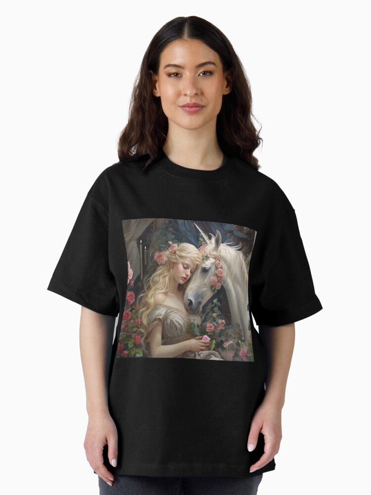 Thumbnail 2 of 7, Oversized T-Shirt, One True Heart designed and sold by phatpuppyart.